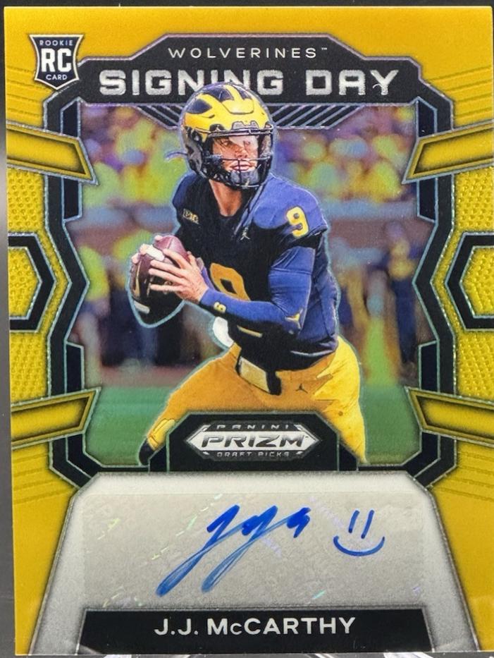 J.J. McCarthy [Gold] #SD-JMY