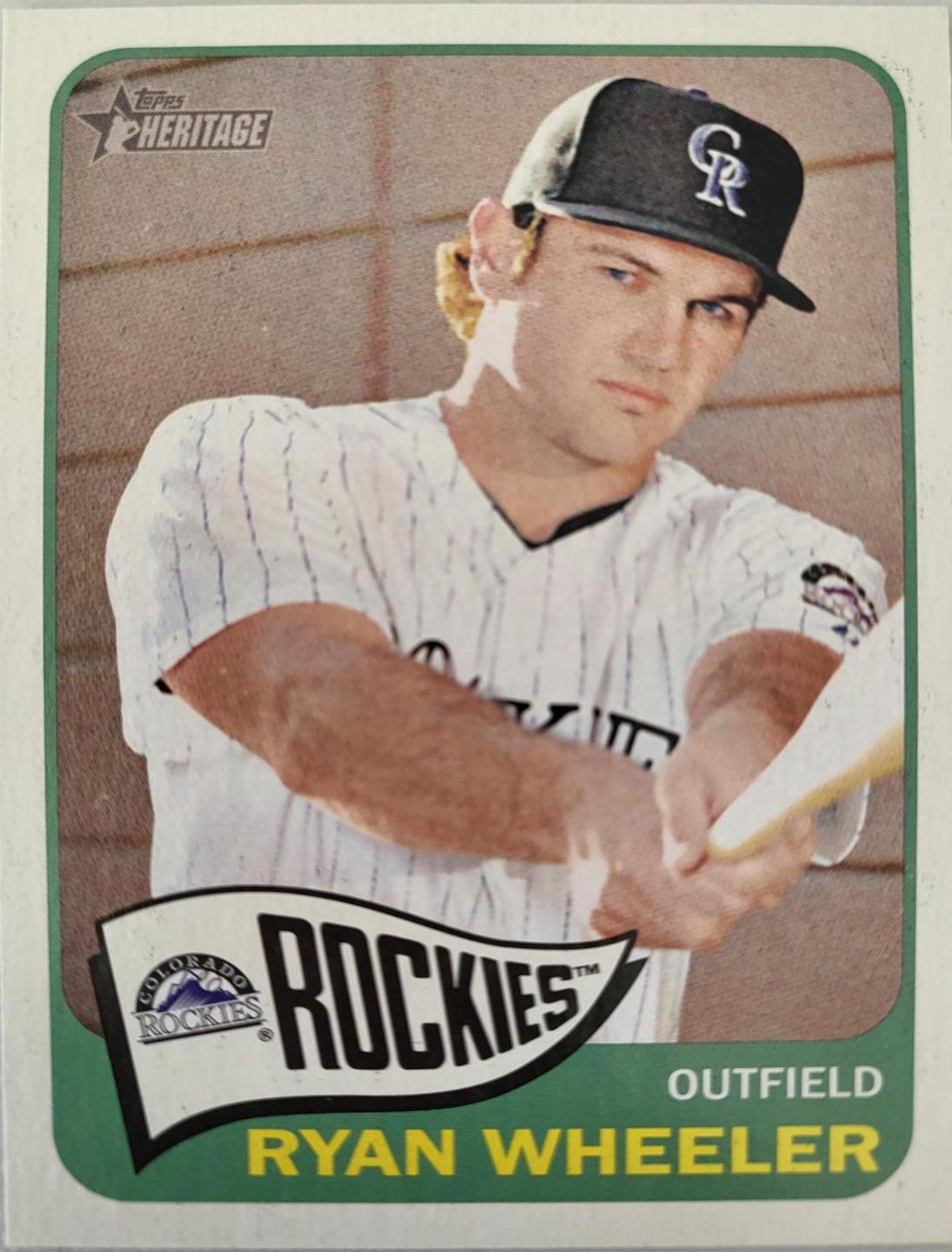 Ryan Wheeler #26 Baseball Cards 2014 Topps Heritage