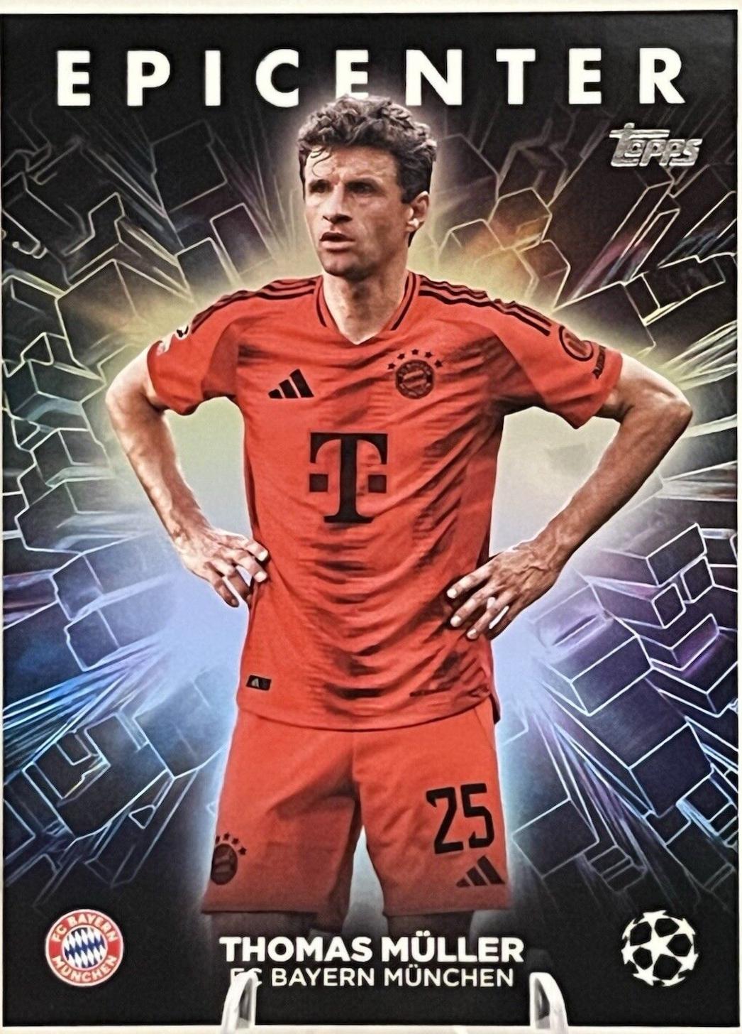 Thomas Muller #EC-7 Soccer Cards 2024 Topps UEFA Epicenter