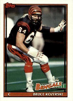 Bruce Kozerski #262 Football Cards 1991 Topps