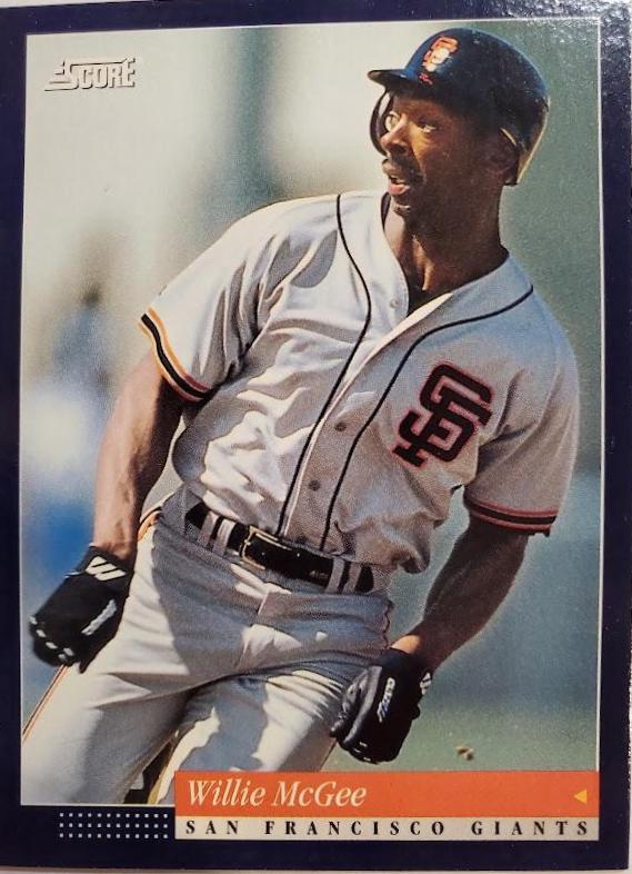 Willie McGee #70 Baseball Cards 1994 Score