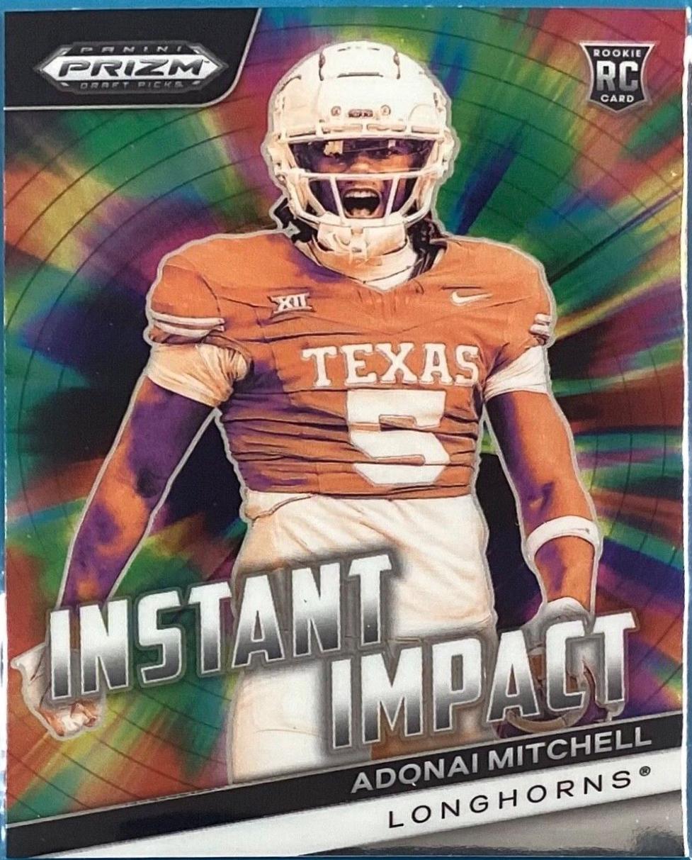 Adonai Mitchell #II-AM Football Cards 2024 Panini Prizm Draft Picks Instant Impact