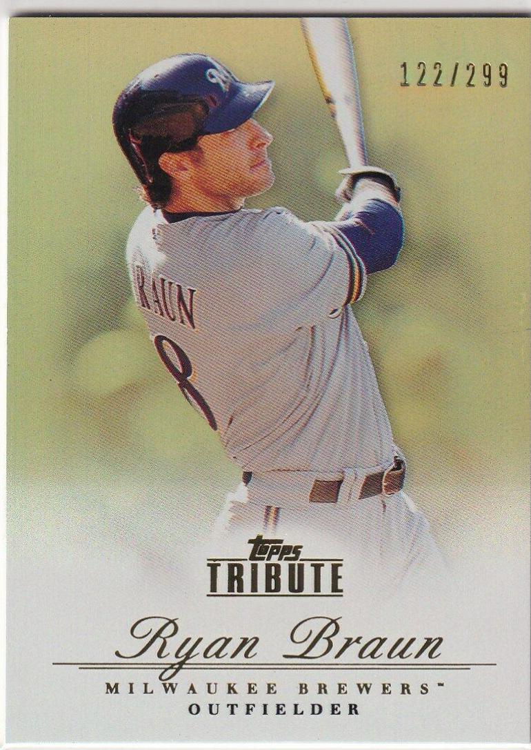 Ryan Braun #7 Baseball Cards 2012 Topps Tribute