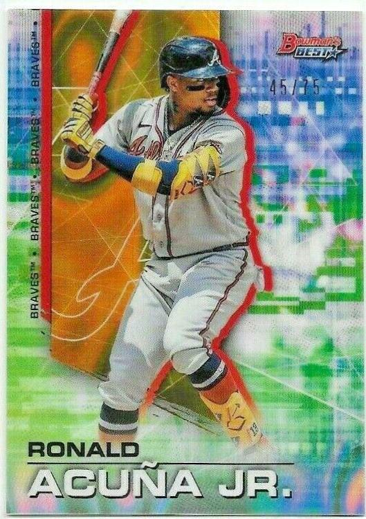 Ronald Acuna Jr. [Gold Lava Refractor] #52