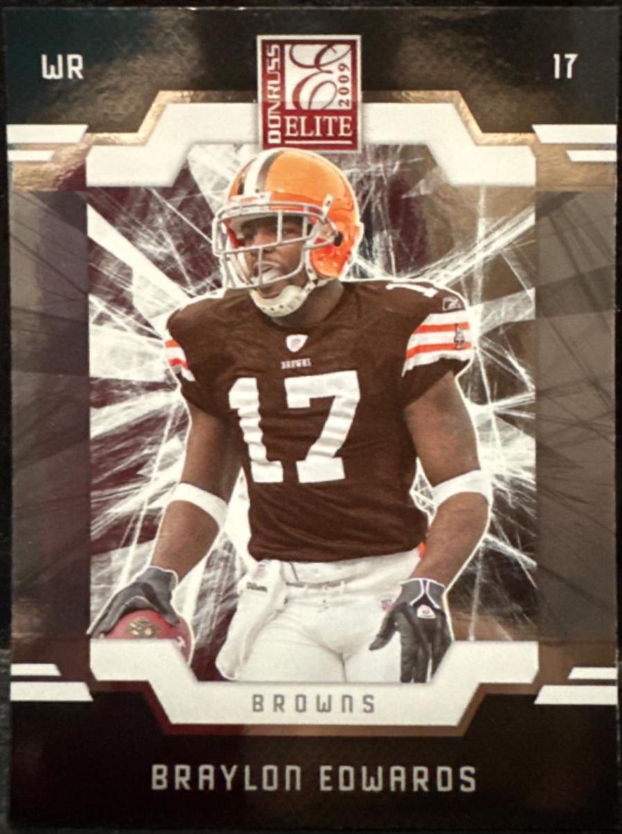 Braylon Edwards #26 Football Cards 2009 Panini Donruss Elite