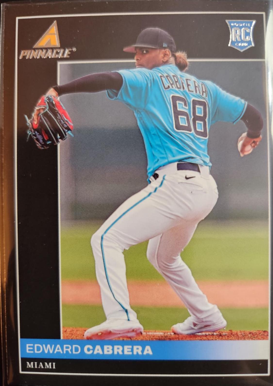 Edward Cabrera #6 Baseball Cards 2022 Panini Chronicles Pinnacle