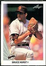 Bruce Hurst #23 Baseball Cards 1990 Leaf