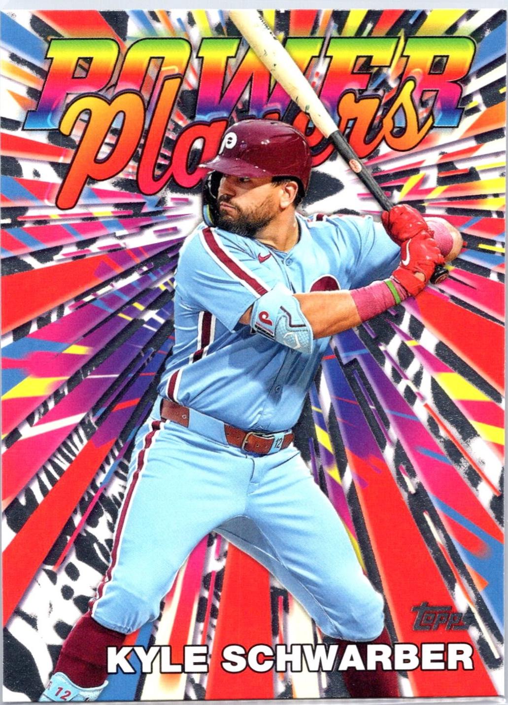 Kyle Schwarber #PP-5 Baseball Cards 2025 Topps Celebration Mega Box Power Players