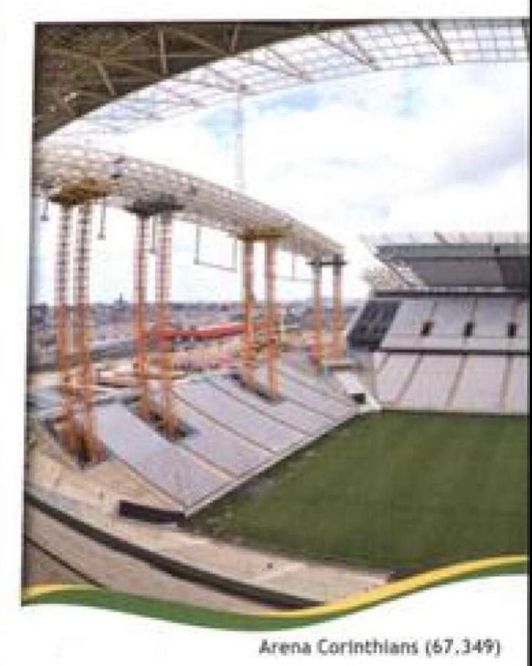 Arena Corinthians #30 Soccer Cards 2014 Panini World Cup Stickers