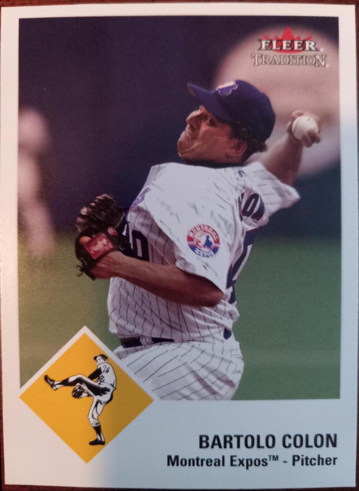 Bartolo Colon #40 Baseball Cards 2003 Fleer Tradition