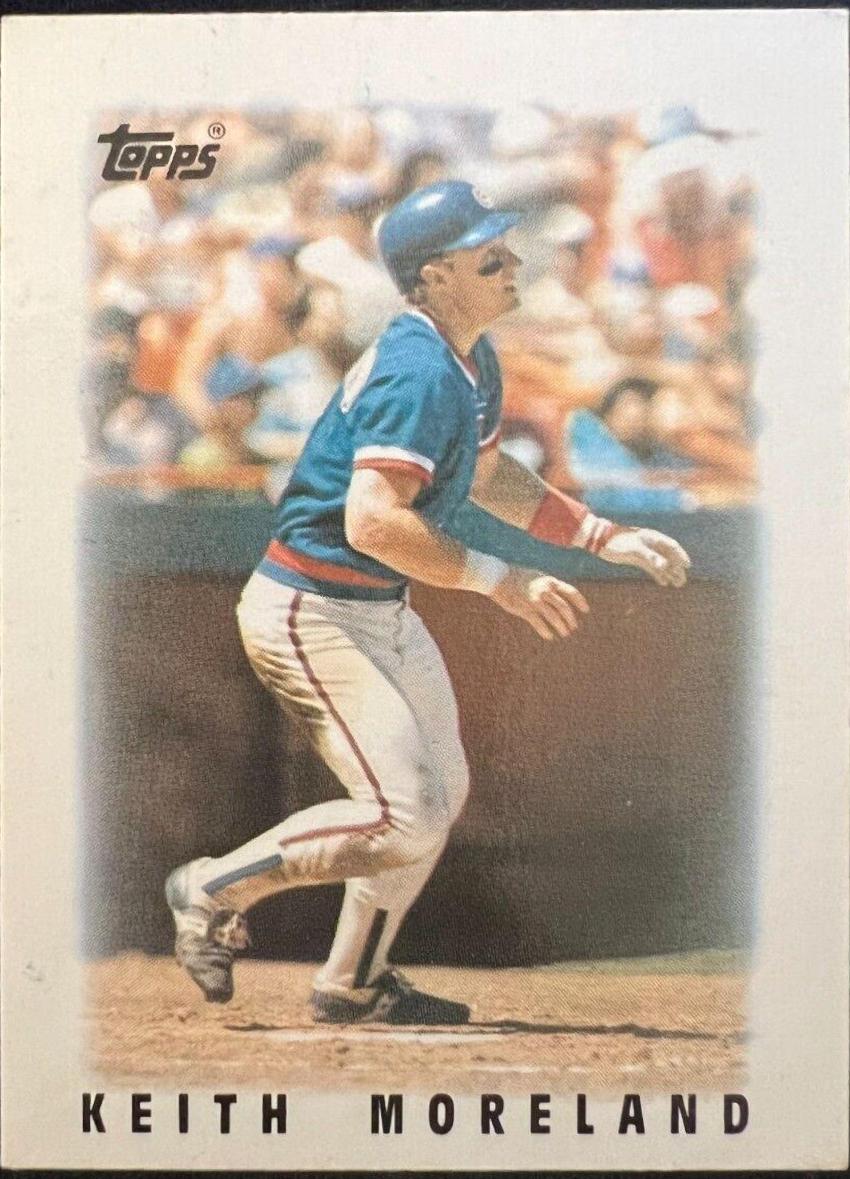 keith moreland #38 Baseball Cards 1986 Topps Mini League Leaders