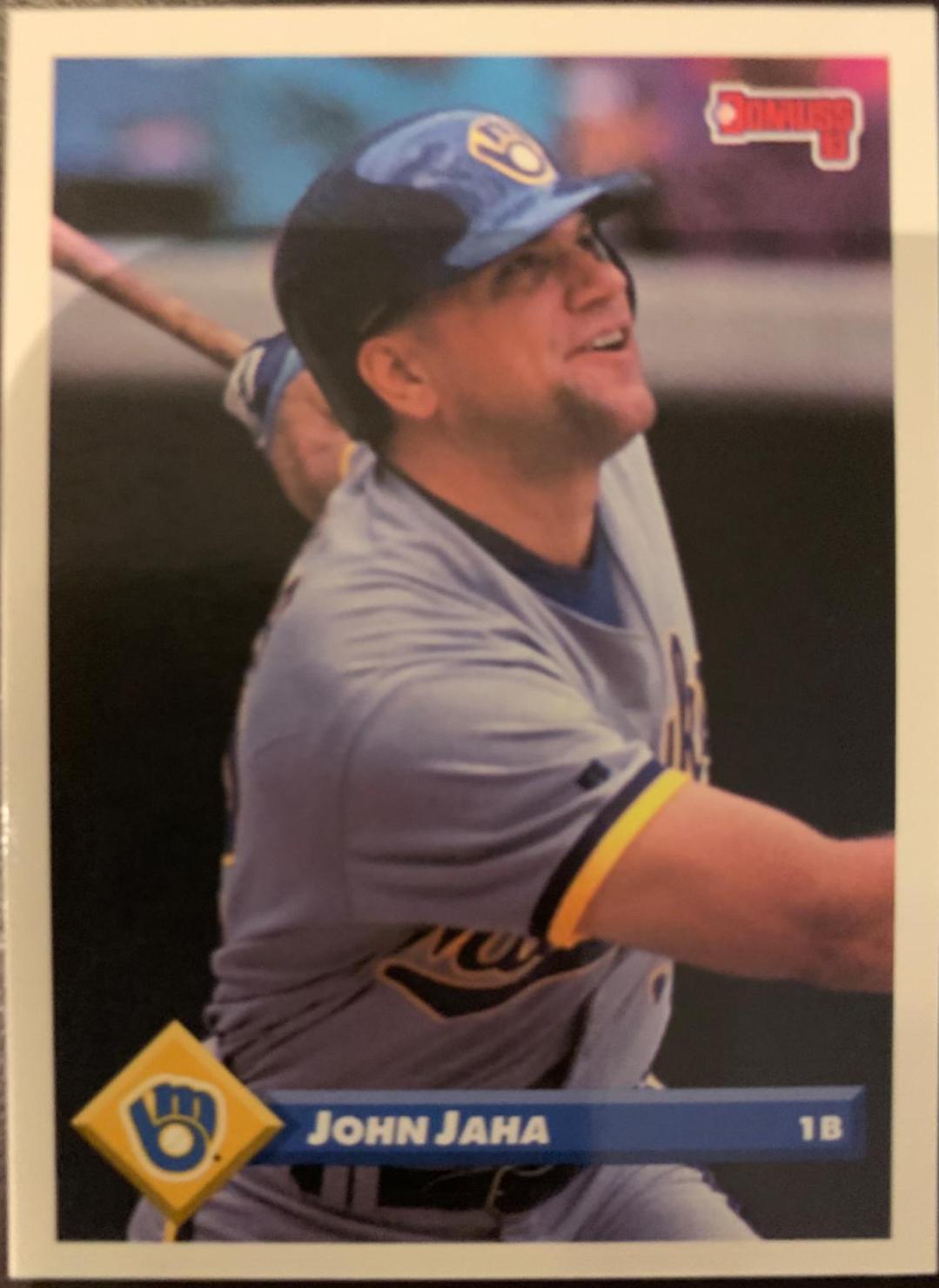 John Jaha #207 Baseball Cards 1993 Donruss