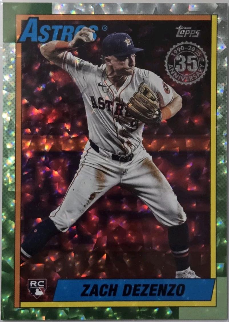 Zach Dezenzo [Red Crackle Foilboard] #T90-92