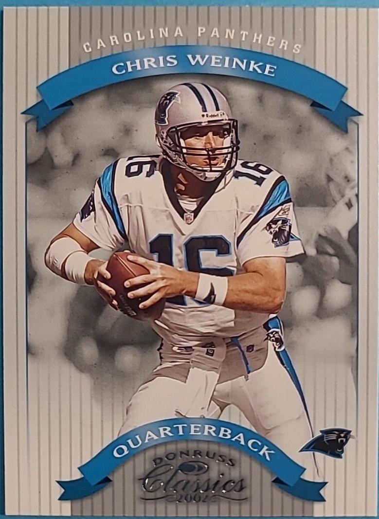 Chris Weinke #5 Football Cards 2002 Panini Donruss Classics