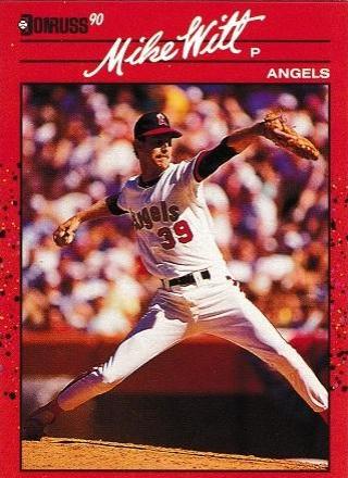 Mike Witt #580 Baseball Cards 1990 Donruss