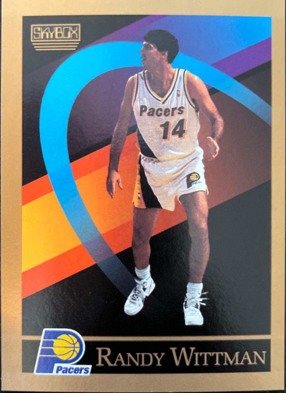 Randy Wittman #389 Basketball Cards 1990 Skybox