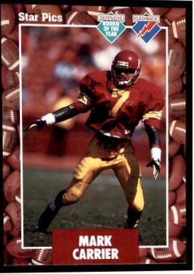 Mark Carrier #60 1991 Star Pics Football