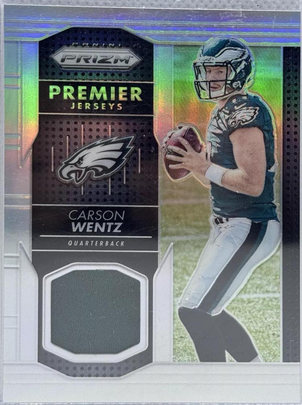 Carson Wentz #PPJ-CW Football Cards 2016 Panini Prizm Premier Jerseys