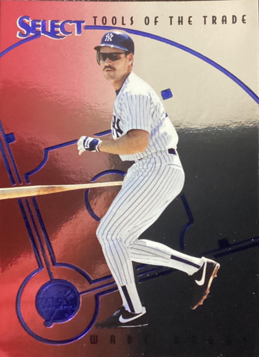 Wade Boggs #17 Baseball Cards 1997 Select Tools of the Trade