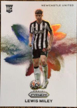 Lewis Miley #27 Soccer Cards 2023 Panini Prizm Premier League Color Blast