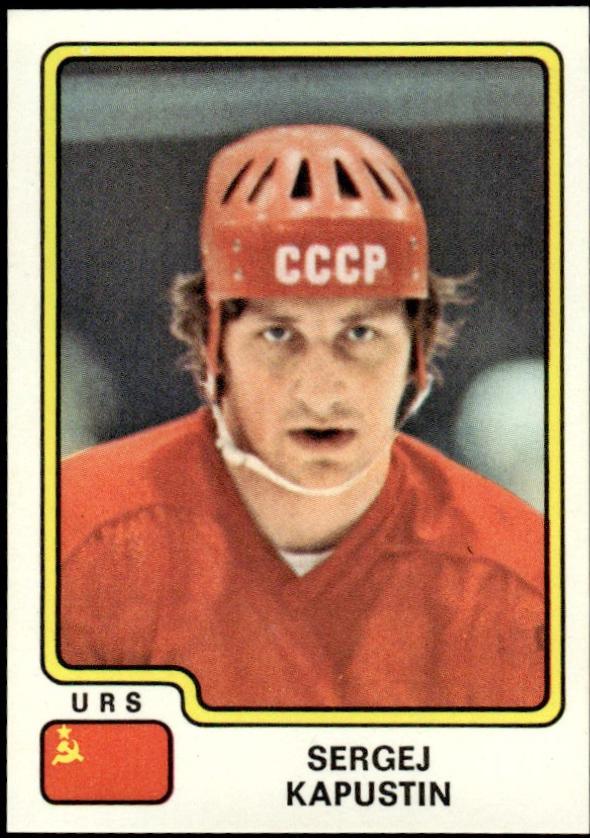 Sergej Kapustin #153 Hockey Cards 1979 Panini Stickers