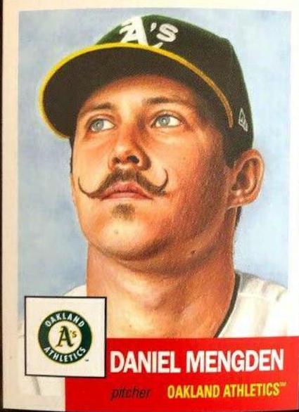 Daniel Mengden #132 Baseball Cards 2019 Topps Living
