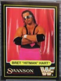 Bret Hit Man Hart Wrestling Cards 1991 Swanson WWF