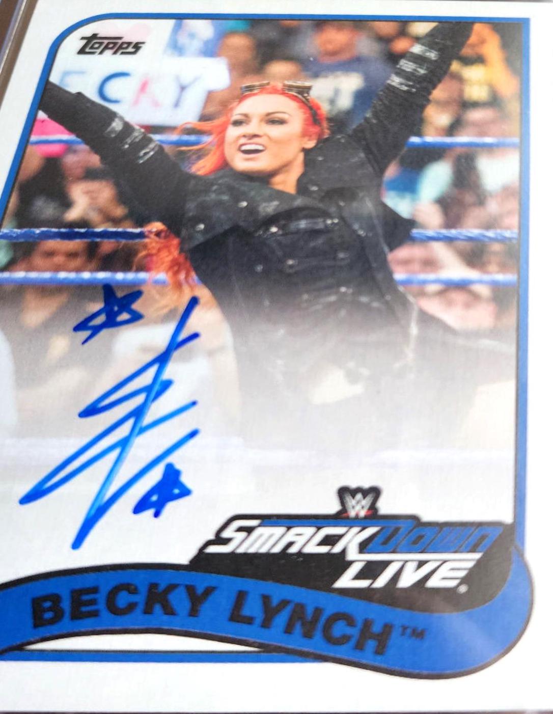 Becky Lynch #A-BL Wrestling Cards 2018 Topps WWE Heritage Autographs