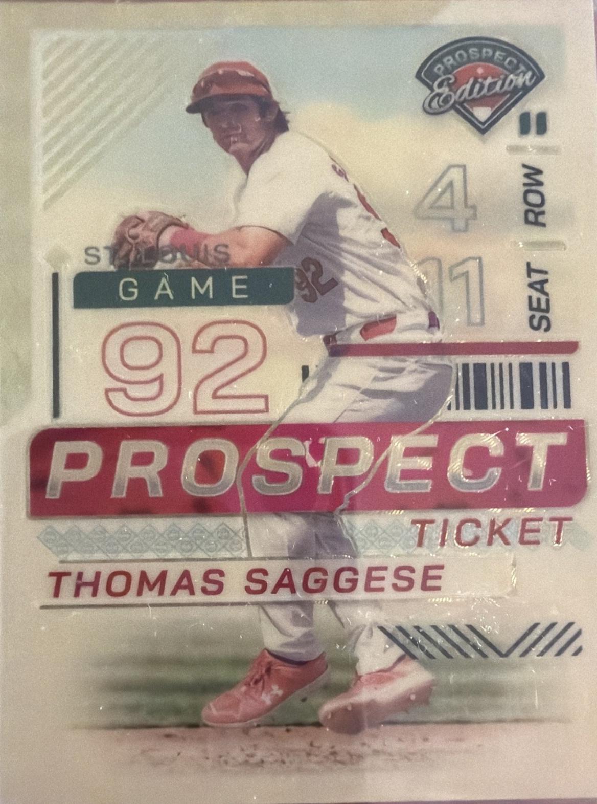 Thomas Saggese [Gold Vinyl Ticket Holo] #61