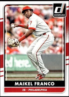 Maikel Franco #159 2016 Panini Donruss Baseball
