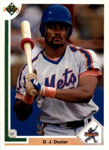 D. J. Dozier #3 Baseball Cards 1991 Upper Deck