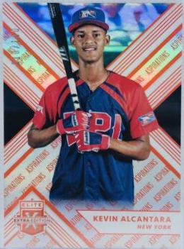Kevin Alcantara #117 2018 Panini Elite Extra Edition Baseball
