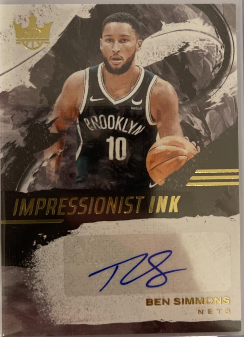 Ben Simmons #II-BEN Basketball Cards 2024 Panini Court Kings Impressionist Ink