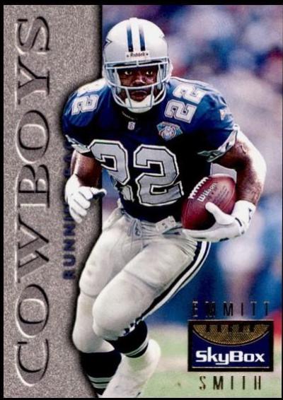 Emmitt Smith #35 Football Cards 1995 Skybox Premium