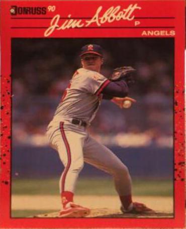 Jim Abbott #108 Baseball Cards 1990 Donruss