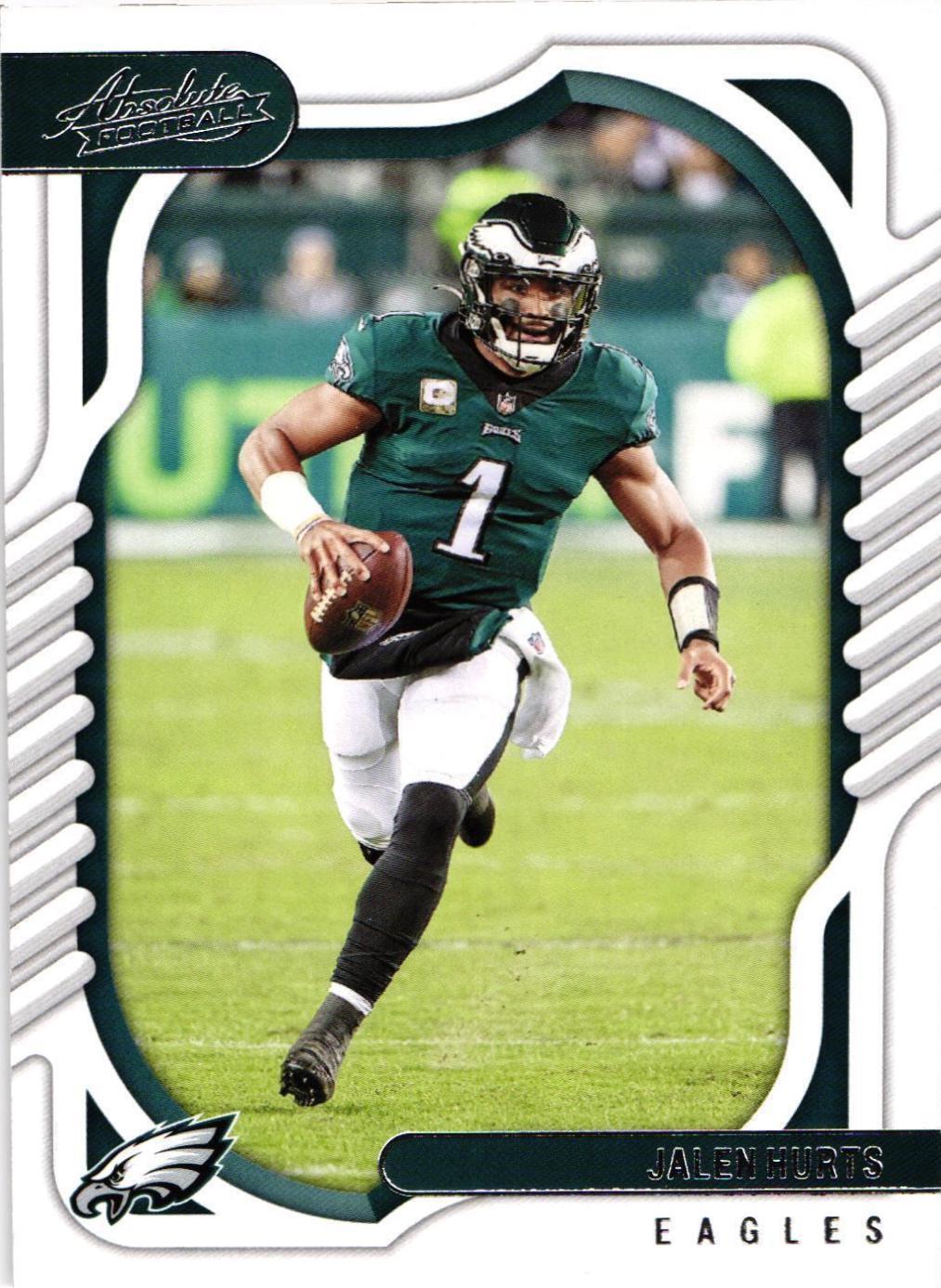 Jalen Hurts #72 Football Cards 2022 Panini Absolute