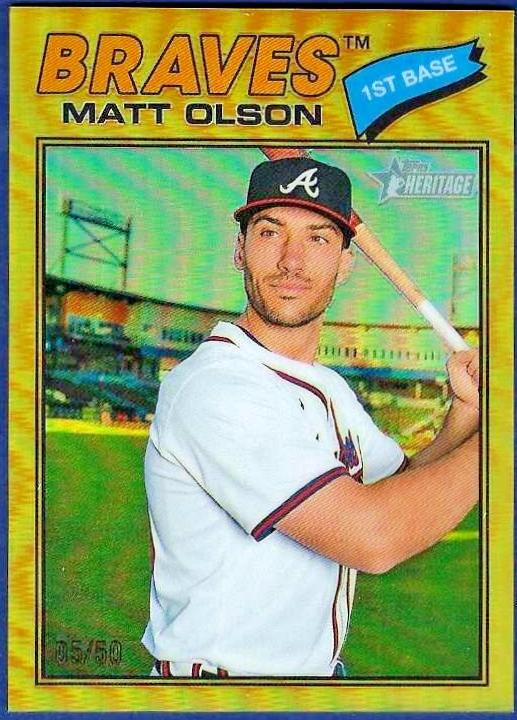 Matt Olson [Gold Bordered Chrome] #194