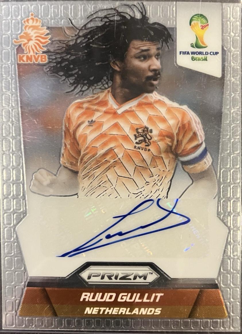 Ruud Gullit #SRG Soccer Cards 2014 Panini Prizm World Cup Signatures