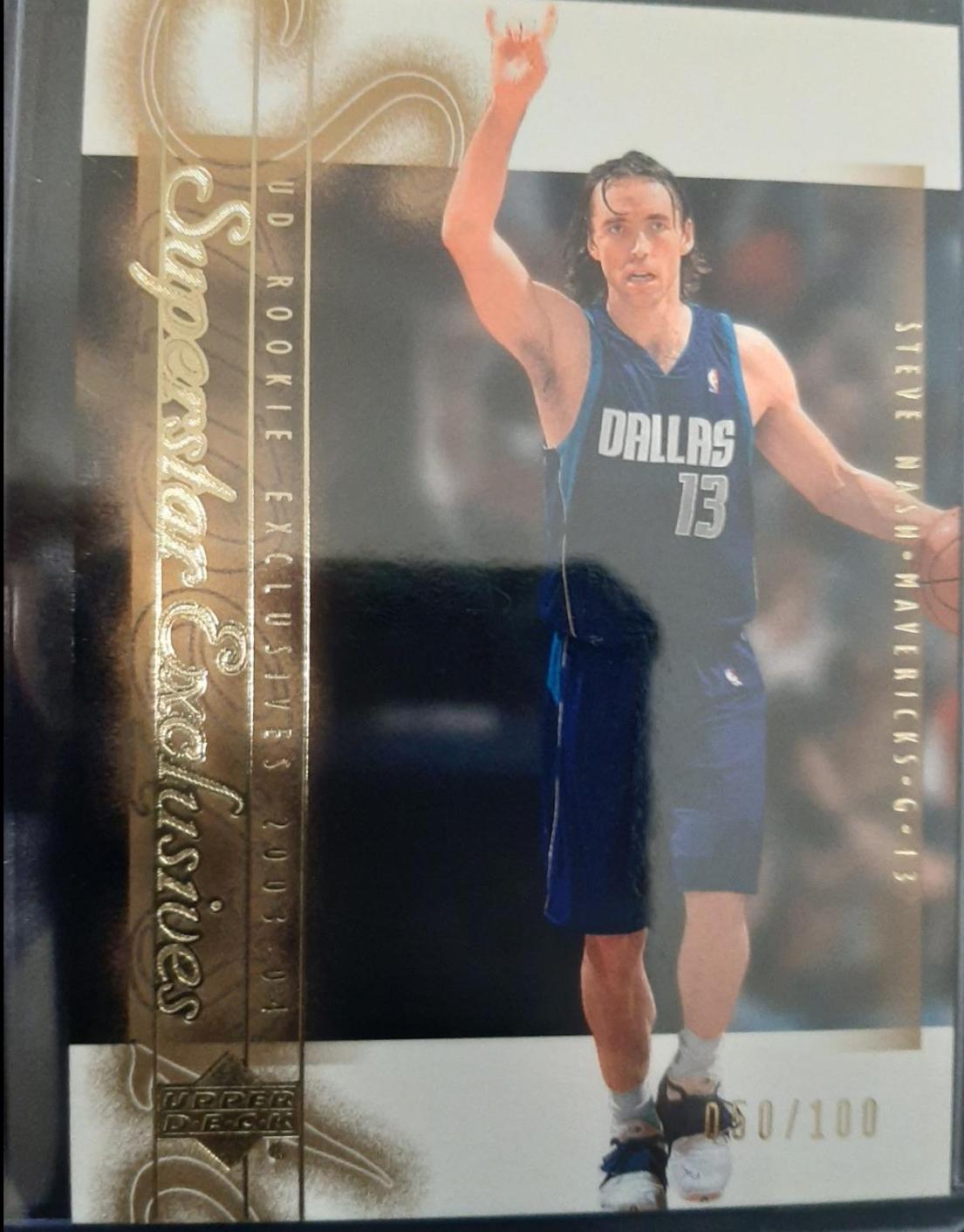 Steve Nash #EX13 Basketball Cards 2003 Upper Deck Rookie Exclusives Superstar Exclusives