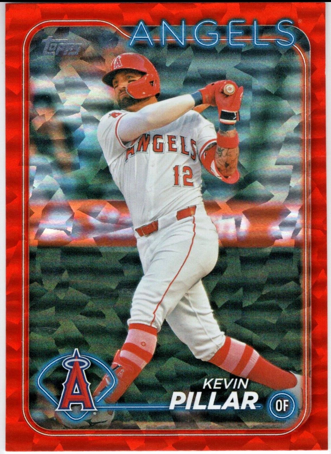 Kevin Pillar [Orange Crackle Foilboard] #US214
