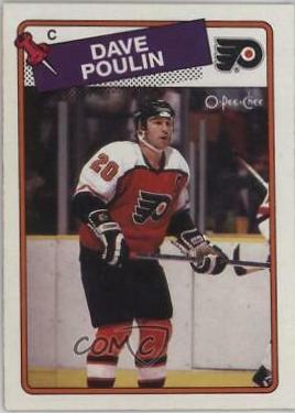 Dave Poulin #100 Hockey Cards 1988 O-Pee-Chee