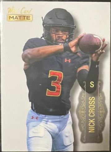 Nick Cross #MB-132 Football Cards 2022 Wild Card Matte