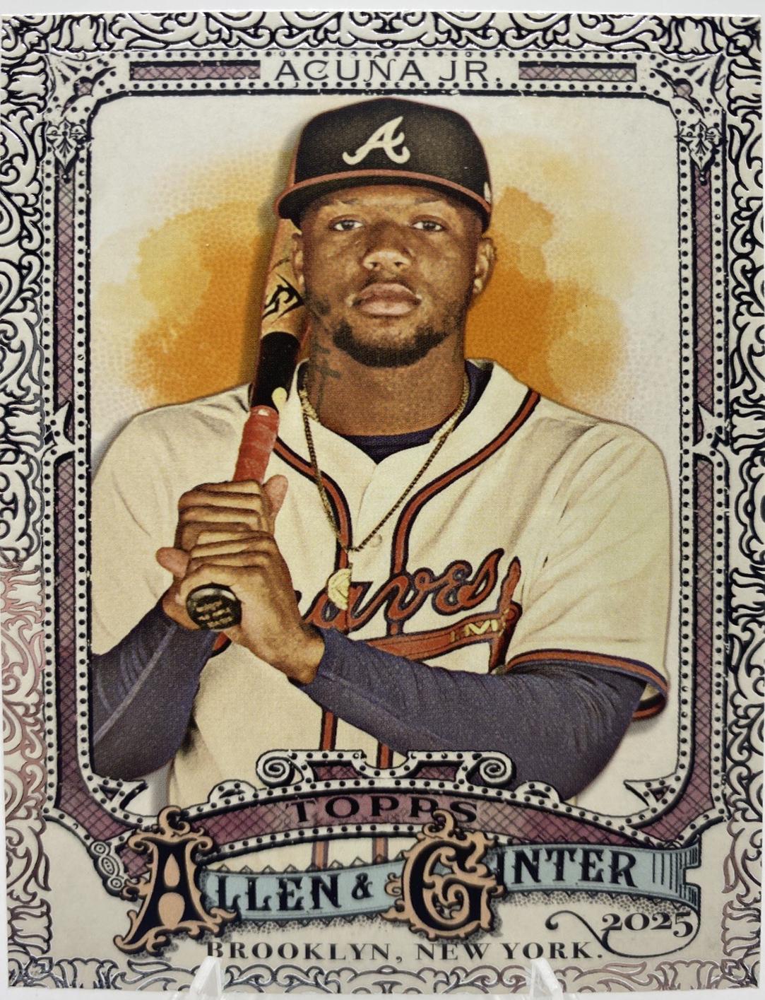 Ronald Acuna Jr. [Silver Foil Filagree] #103