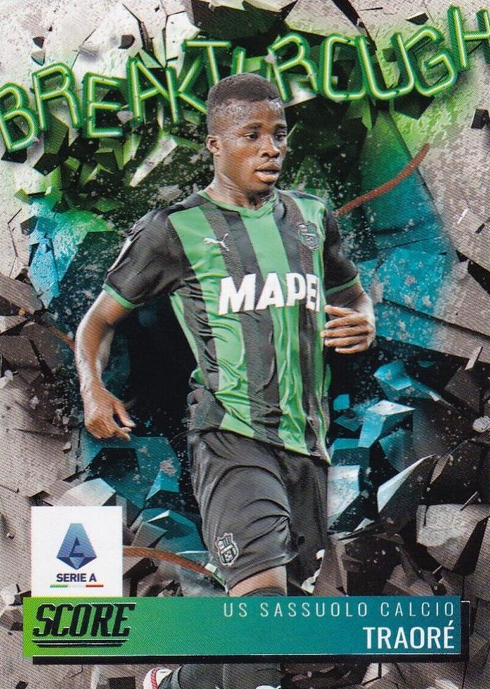 Hamed Traore - Sassuolo #15 Soccer Cards 2021 Panini Score FIFA Breakthrough