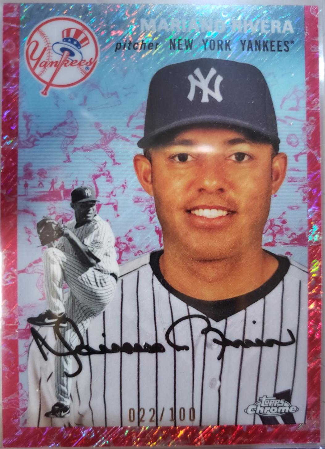 Mariano Rivera [Cream Fuchsia Lava Refractor] #449