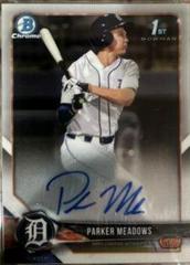Parker Meadows #CDA-PM Baseball Cards 2018 Bowman Draft Chrome Picks Autographs Prices