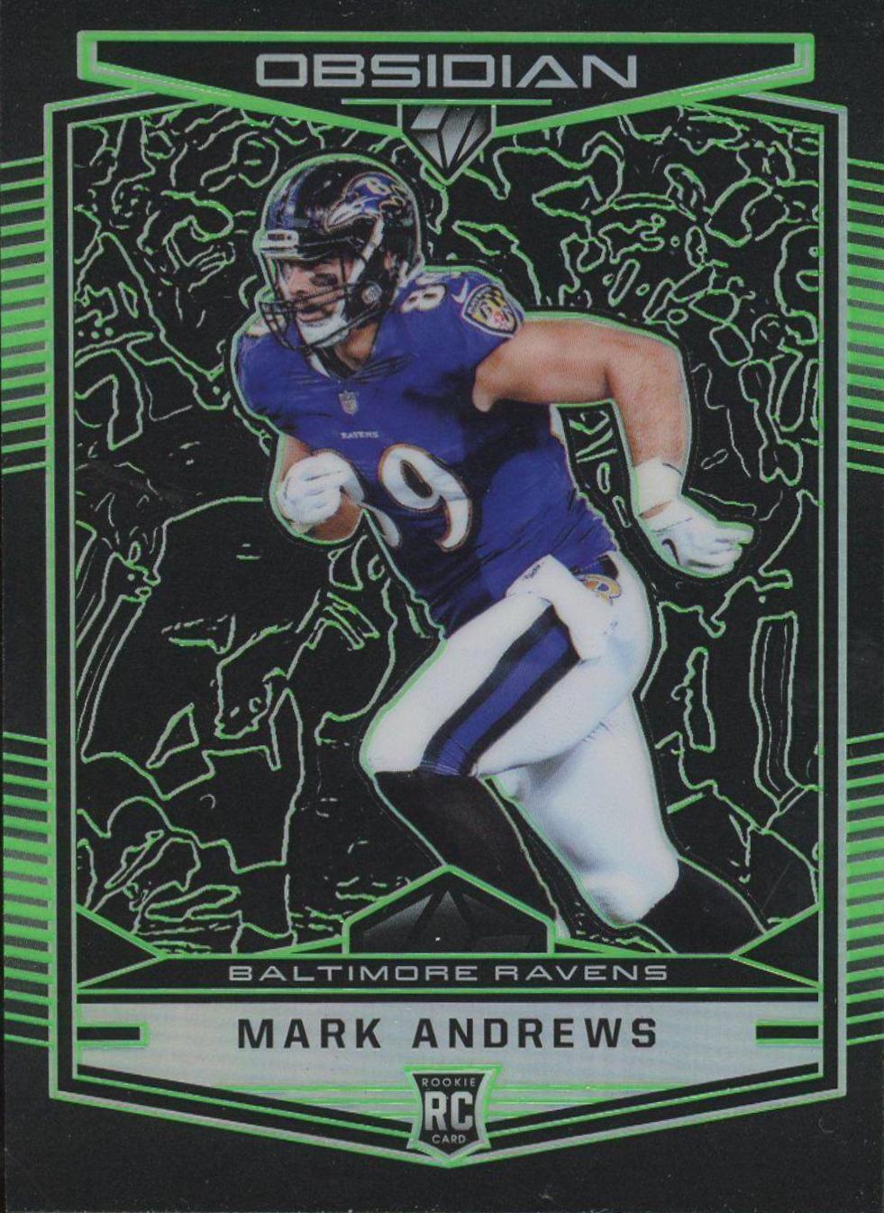 Mark Andrews #195 Football Cards 2018 Panini Obsidian