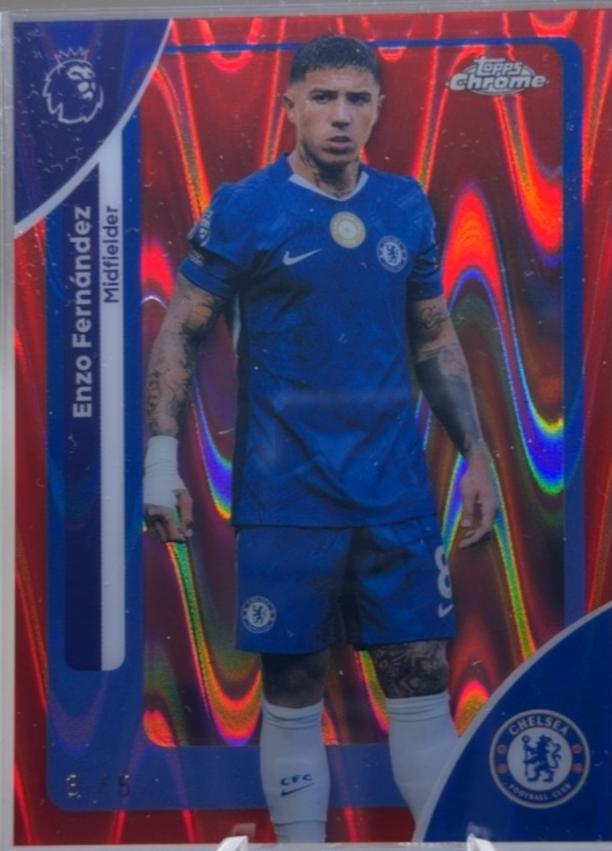 Enzo Fernandez [Red RayWave Refractor] #66