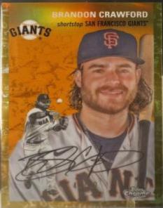 Brandon Crawford [Cream Gold Refractor] #353
