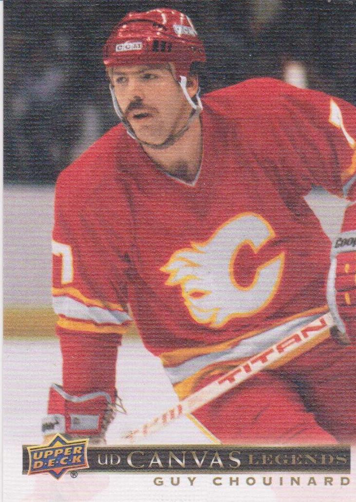 Guy Chouinard #C-30 Hockey Cards 2020 SP Signature Edition Legends UD Canvas